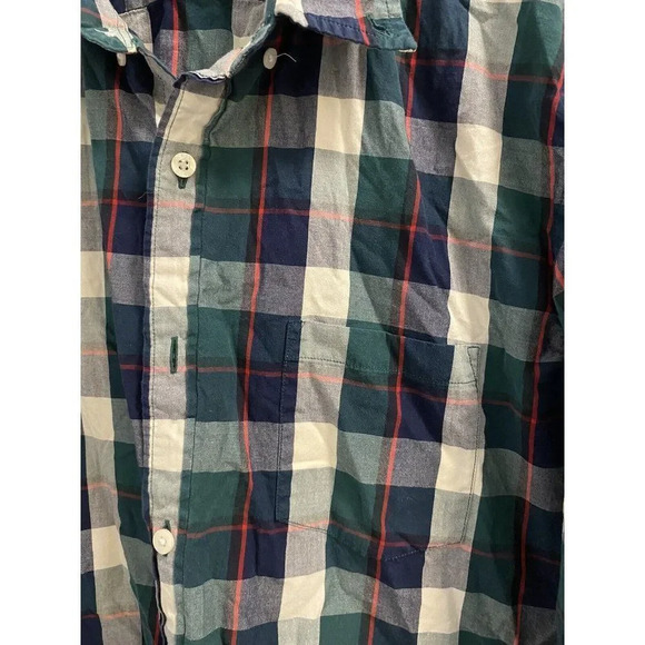 J CREW PLAID BUTTON DOWN FRONT POCKET - SLIM FIT - MENS - SIZE XL - Picture 2 of 6